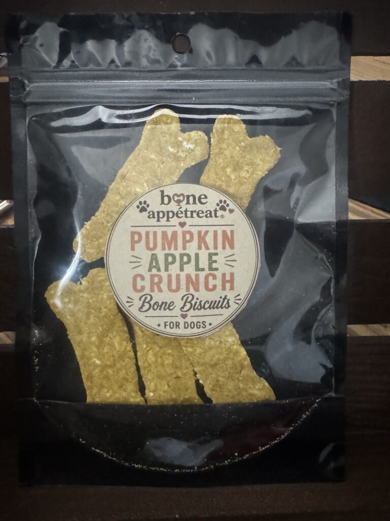 Pumpkin Apple Crunch Bone Biscuits
